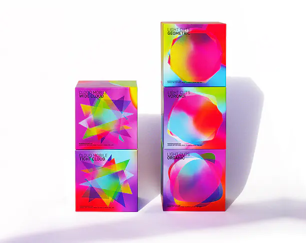 【2022年 iF设计奖】Light Cuts and Cloud Mobiles Packaging