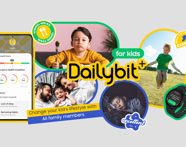 【2022年 iF设计奖】Dailybit+ : New Healthcare Platform for kids