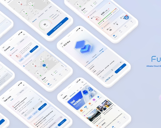 【2022年 iF设计奖】Alibaba Cloud APP - Fusion UI