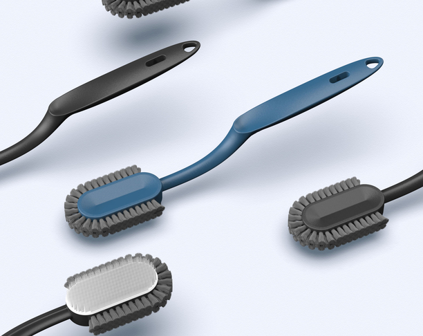 【2022年 iF设计奖】U-shaped soft-bristle shoe brush