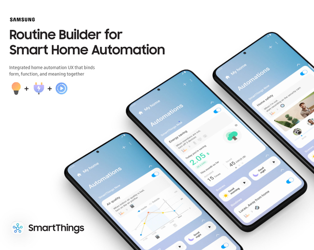 【2022年 iF设计奖】Routine Builder for Smart Home Automation