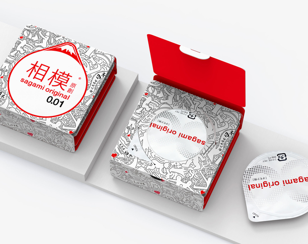 【2022年 iF设计奖】Sagami Original One-paper Condom Packaging