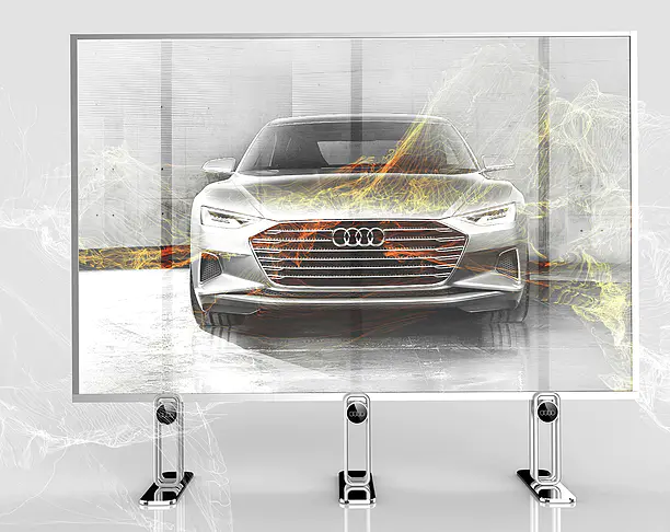 【2022年 iF设计奖】Double-sided display transparent LED screen