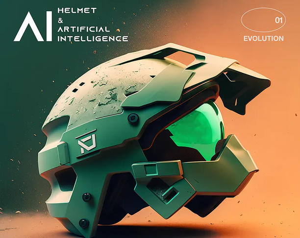 AI赋能工业设计 缤纷的头盔