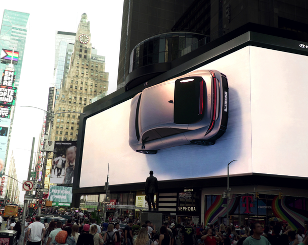 【2023年 iF设计奖】IONIQ 6 Design Unveil Film on Digital Billboards