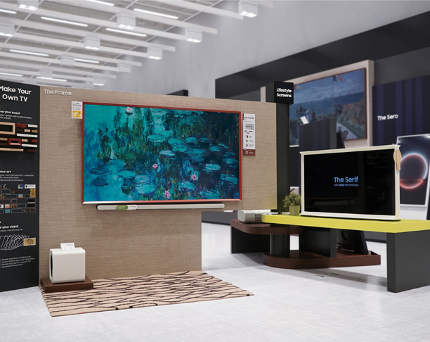 【2023年 iF设计奖】Samsung Three-Wings TV Display