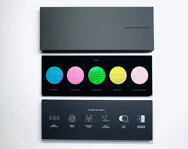 【2023年 iF设计奖】STRUCTURAL COLOR INKJET TECHNOLOGY