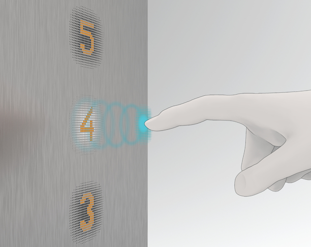 【2023年 iF设计奖】Hygiene Plus - touchless haptic elevator button 
