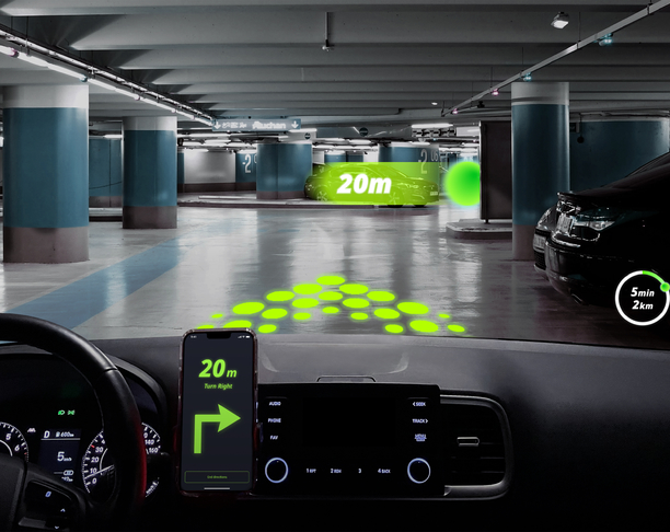 【2023年 iF设计奖】Watchmile : NON-GPS Indoor parking AR navigation