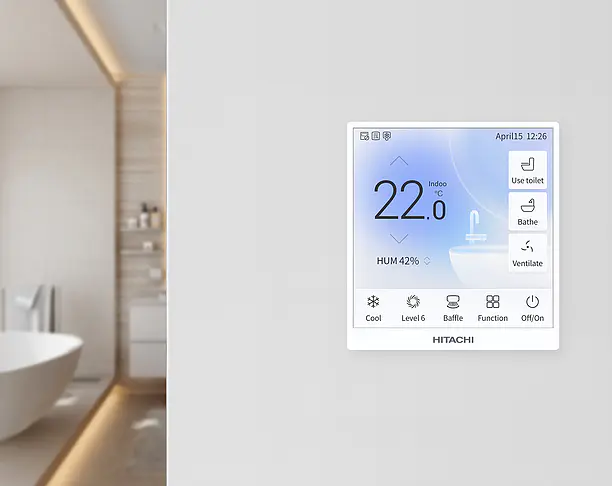 【2023年 iF设计奖】Hitachi Central AC Kitchen&Bathroom Controller