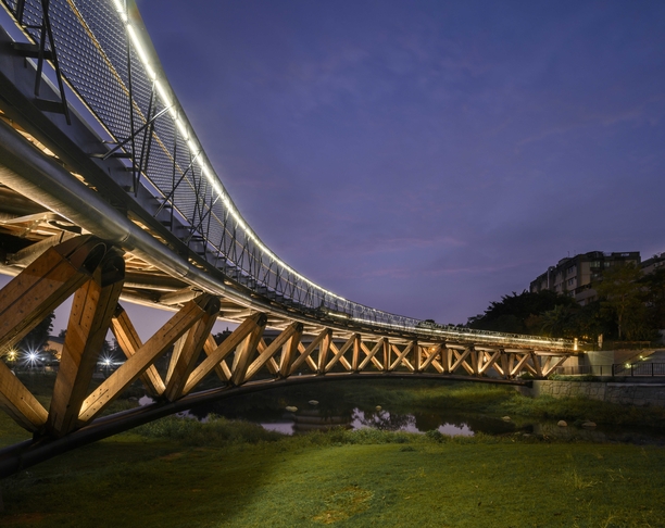 【2023年 iF设计奖】Tainan Zhuxi Moon-Viewing Bridge