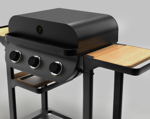 【2023年 iF设计奖】Flavo, an easy-to-use & modular gas barbecue