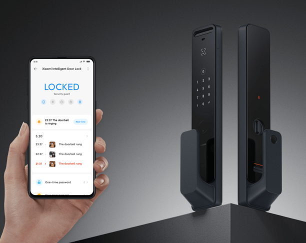 【2023年 iF设计奖】Xiaomi’s Face Recognition Smart Door Lock