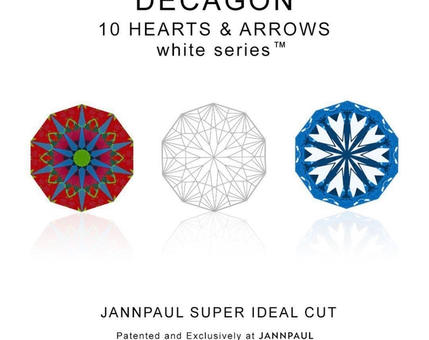 【2023年 iF设计奖】Decagon 10 Hearts & Arrows Diamond Cut