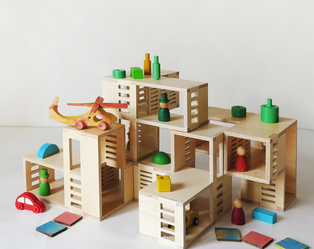 【2023年 iF设计奖】U-01 - modular toy building 
