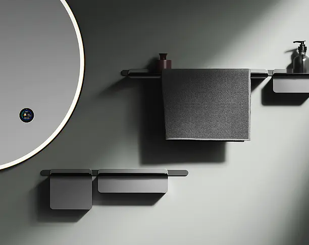 【2023年 iF设计奖】Minimalist bathroom accessories