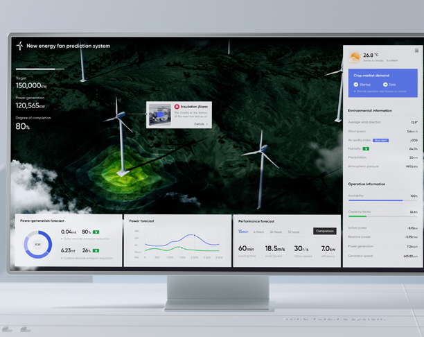 【2023年 iF设计奖】 Intelligent Wind Turbine Prediction System  