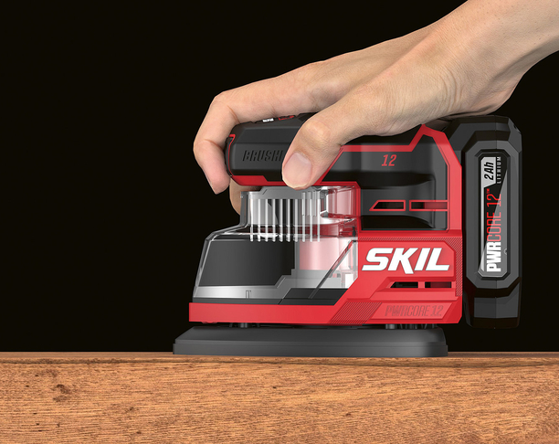 【2023 红点奖】SKIL PWRCORE 12 Brushless Compact Detail Sander Kit / 电动工具