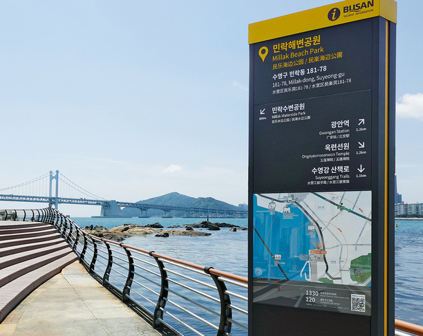 【2023 红点奖】Busan Tourist Information System / 标牌