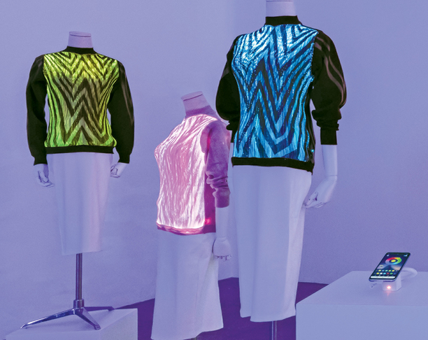 【2023 红点奖】Interactive Illuminative Knitwear / 服饰