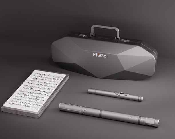 【2024年 iF设计奖】FlüGo - Portable modular flute training smart kit