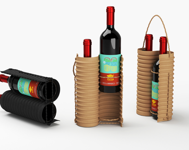 【2024年 iF设计奖】One-piece Sustainable Wine Packaging