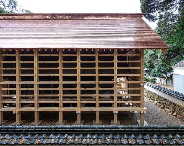 【2024年 iF金质奖】Hoshino Shrine    Covered Shrine / Main Shrine