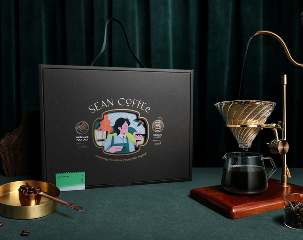 【2024年 iF设计奖】Sean Coffee® Premium Coffee Gift Box Design