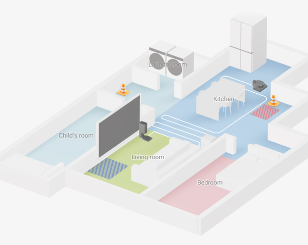 【2024年 iF设计奖】BESPOKE 3D Map for Robot Vacuum Cleaner