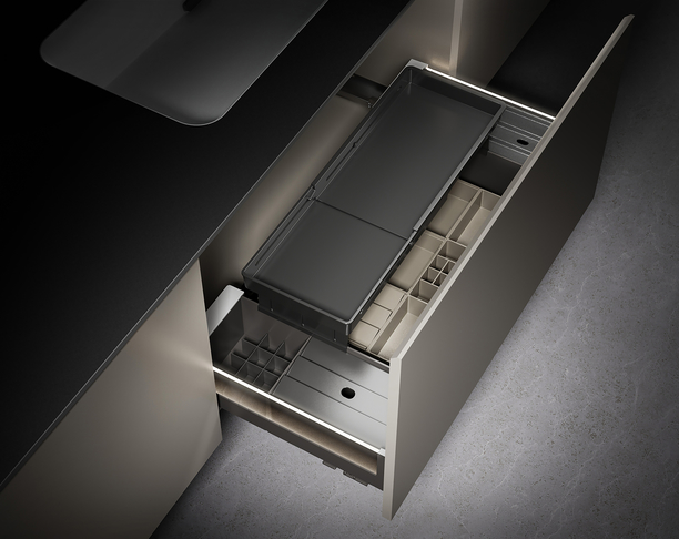 【2024年 iF设计奖】Versatile integrated drawer storage system