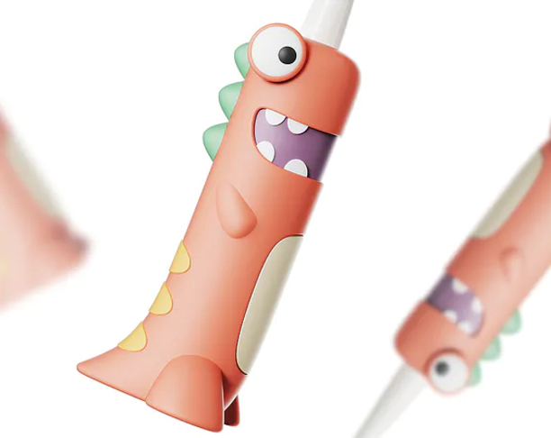 Small dinosaur children's toothbrush