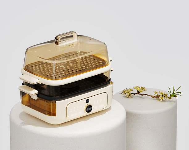 Corning second-generation electric steamer