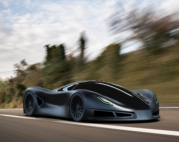 Concept sports car Zeus exterior design