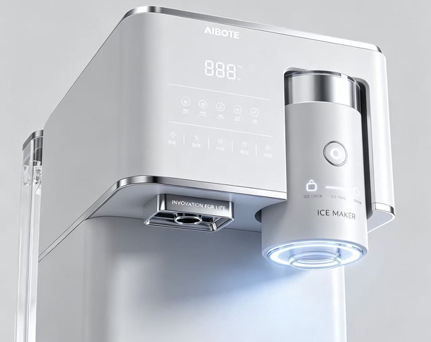 Countertop ready-to-drink ice maker