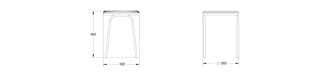 outdoors，bench，chair，Minimalist，Linear，Neetica Pande，