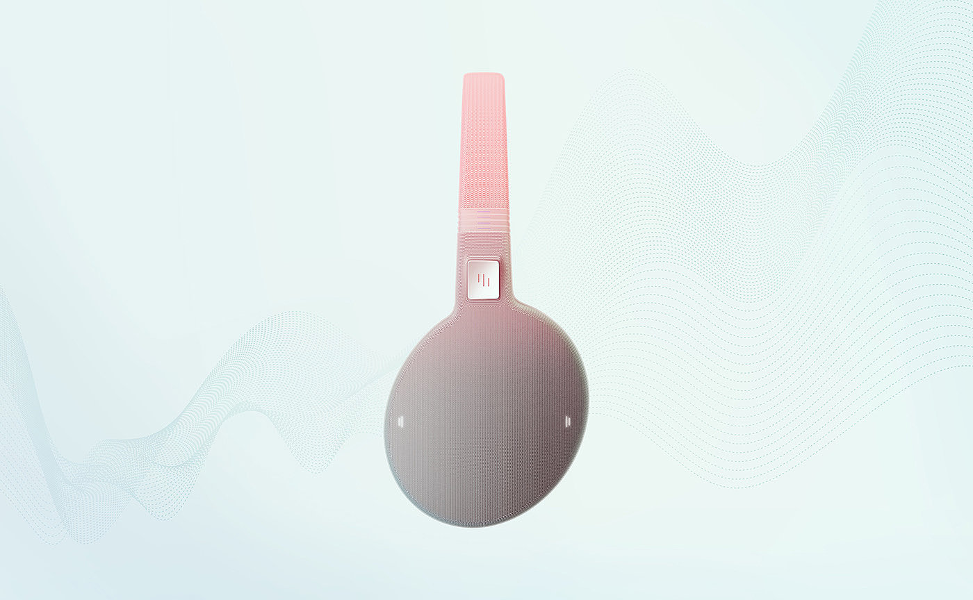 编织，3d，SoundWear，FLUID Design，耳机，