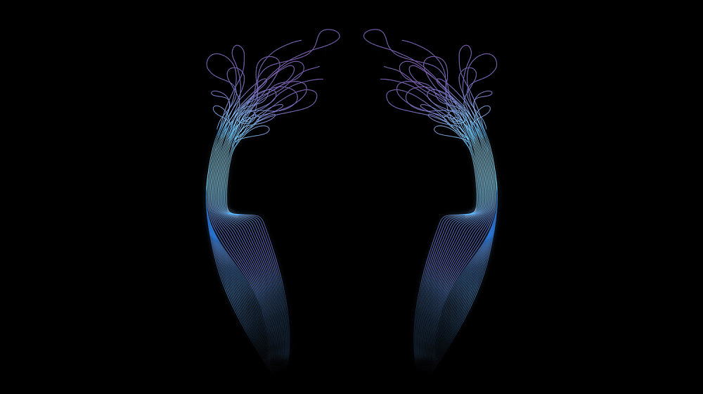 weave，3d，SoundWear，FLUID Design，headset，