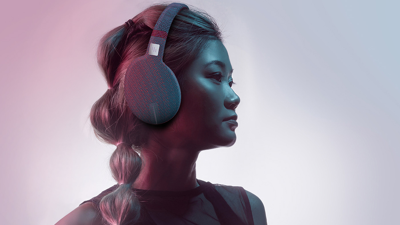 weave，3d，SoundWear，FLUID Design，headset，