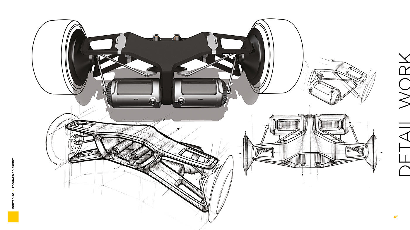 modeling，sketch，automobile，Edouard Boissinot，