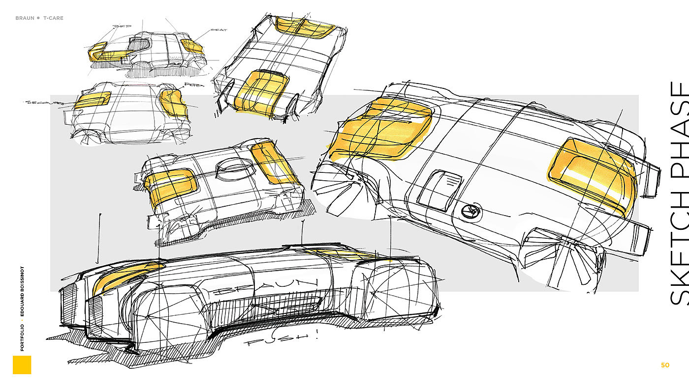 modeling，sketch，automobile，Edouard Boissinot，