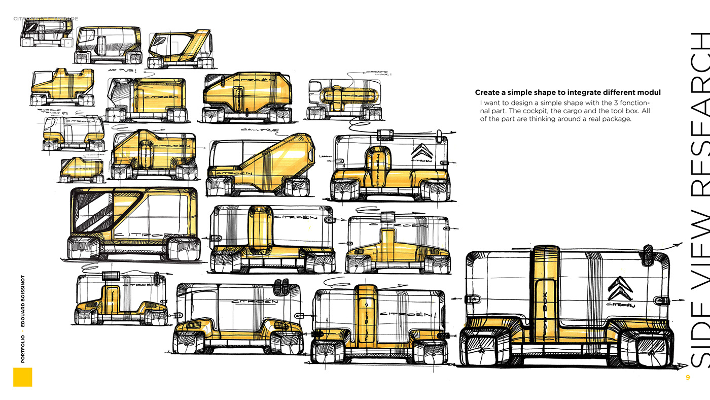 modeling，sketch，automobile，Edouard Boissinot，