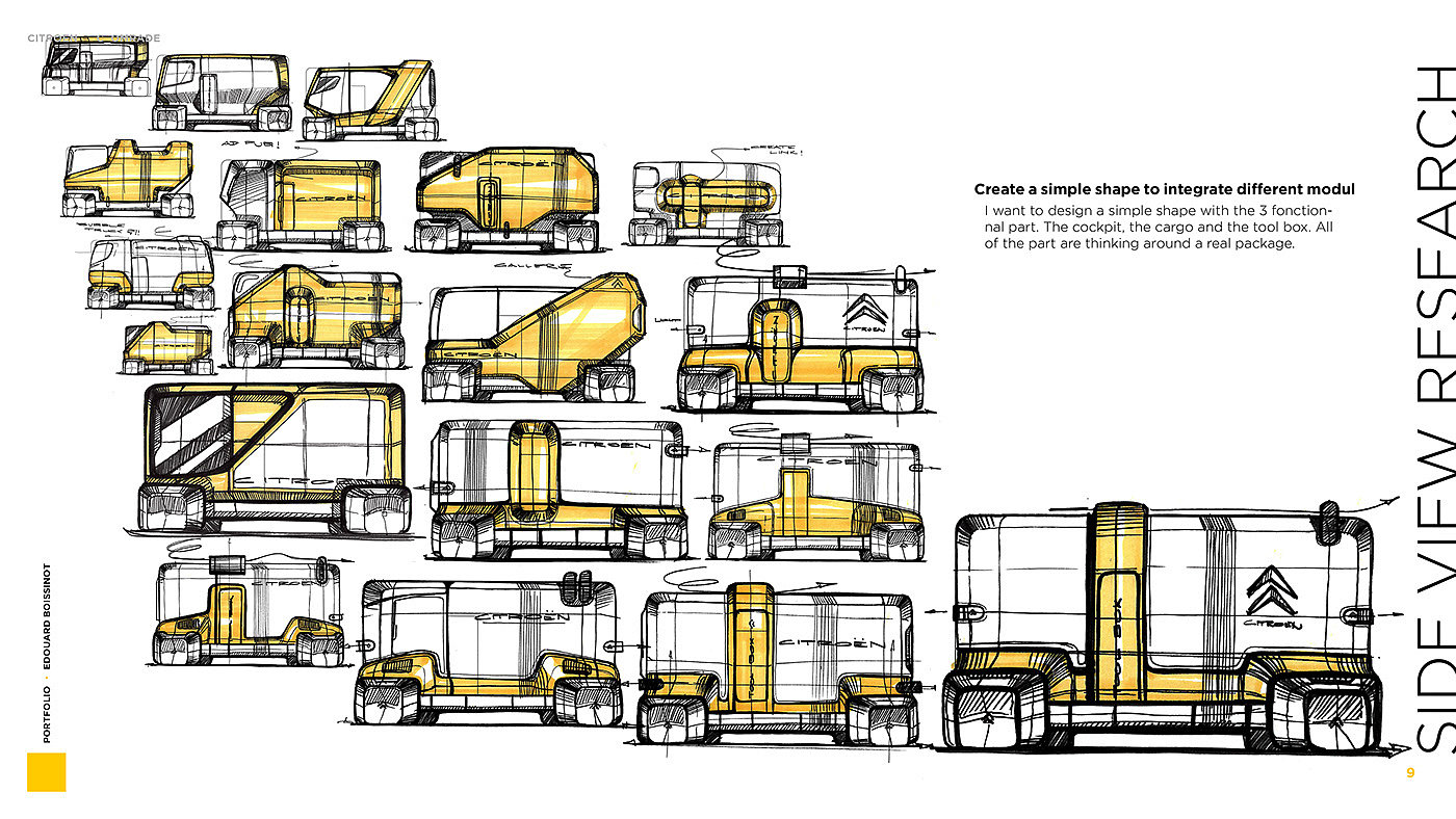 modeling，sketch，automobile，Edouard Boissinot，