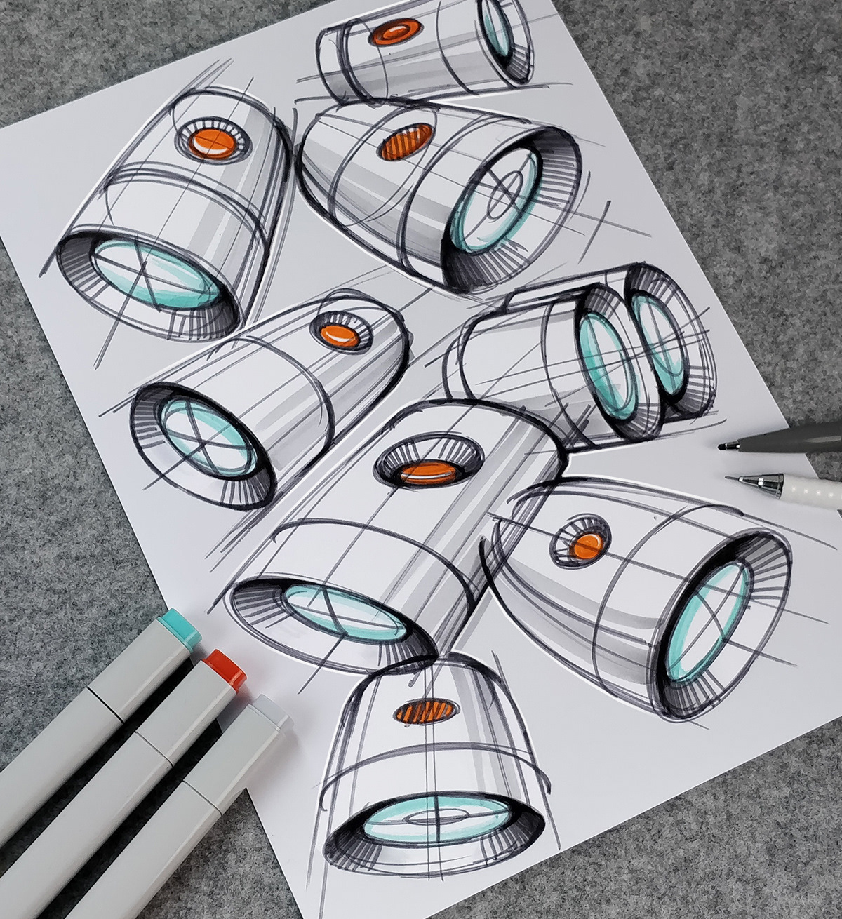 Design Sketches，sketch，Electronic hand drawing，