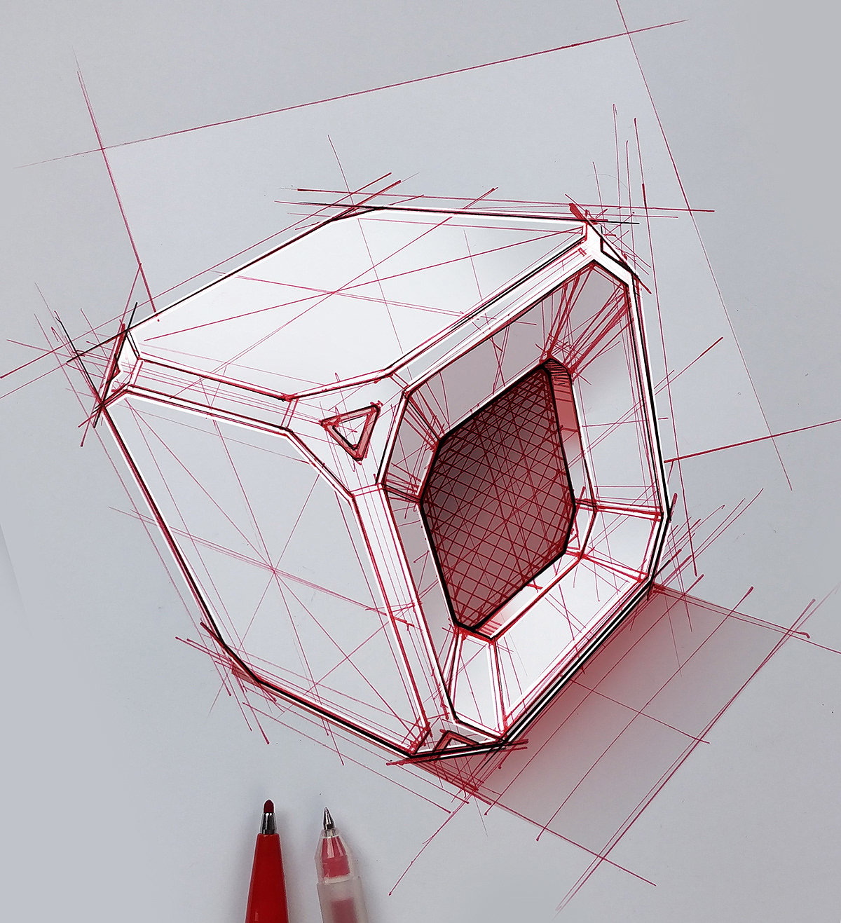 Design Sketches，sketch，Electronic hand drawing，