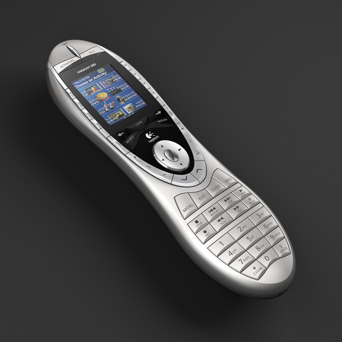 logitech 3d电子产品渲染图欣赏