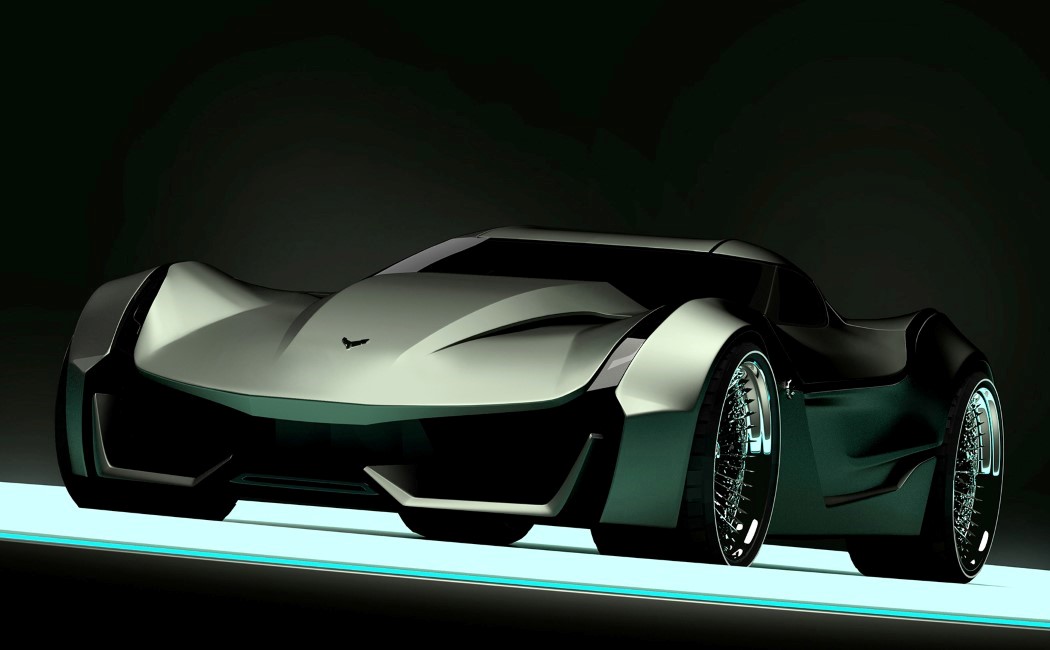 Metal，Automobile design，Corvette Stingray，