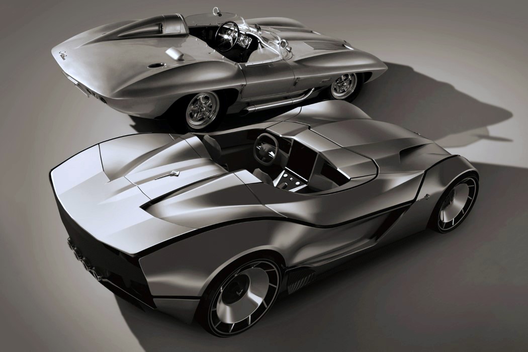 Metal，Automobile design，Corvette Stingray，