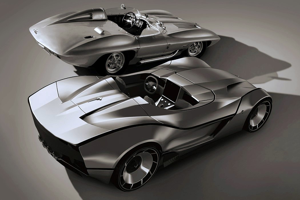 金属，汽车设计，Corvette Stingray，