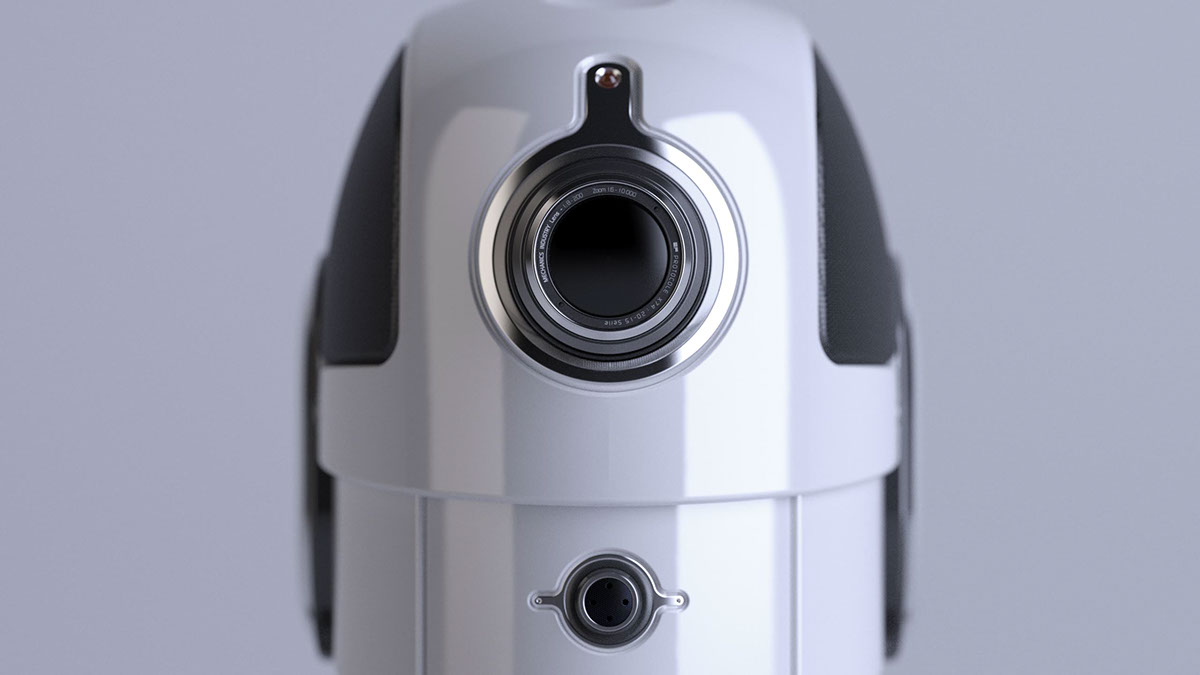 white，robot，X74，