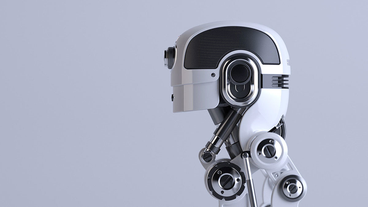 white，robot，X74，